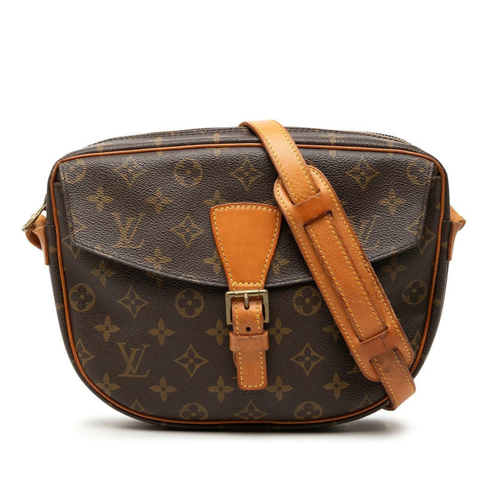 Louis Vuitton Monogram Jeune Fille Crossbody Bag Brown Leather